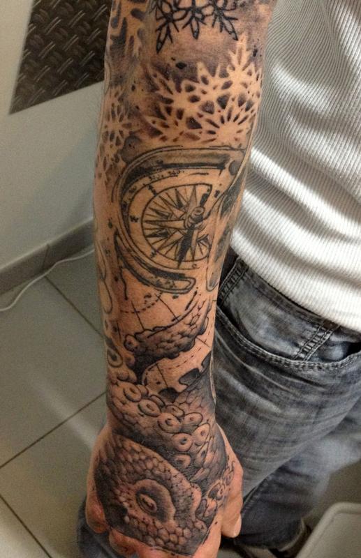 nautical hand and arm