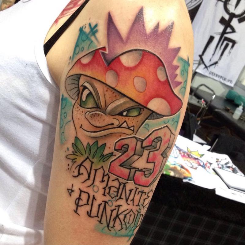 Punk mushroom for a derby girl