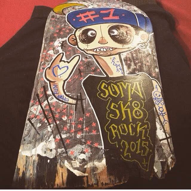 trophy for a skateboard contest