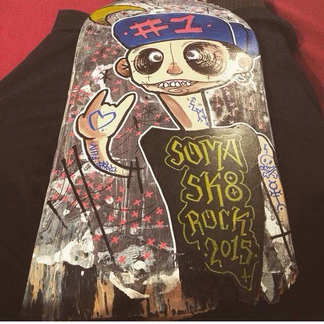 trophy for a skateboard contest