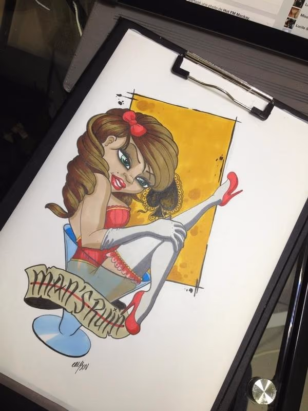 Cocktail pinup power