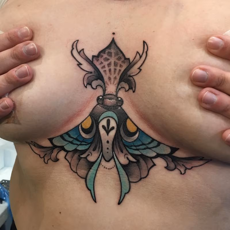 Underboobs moth