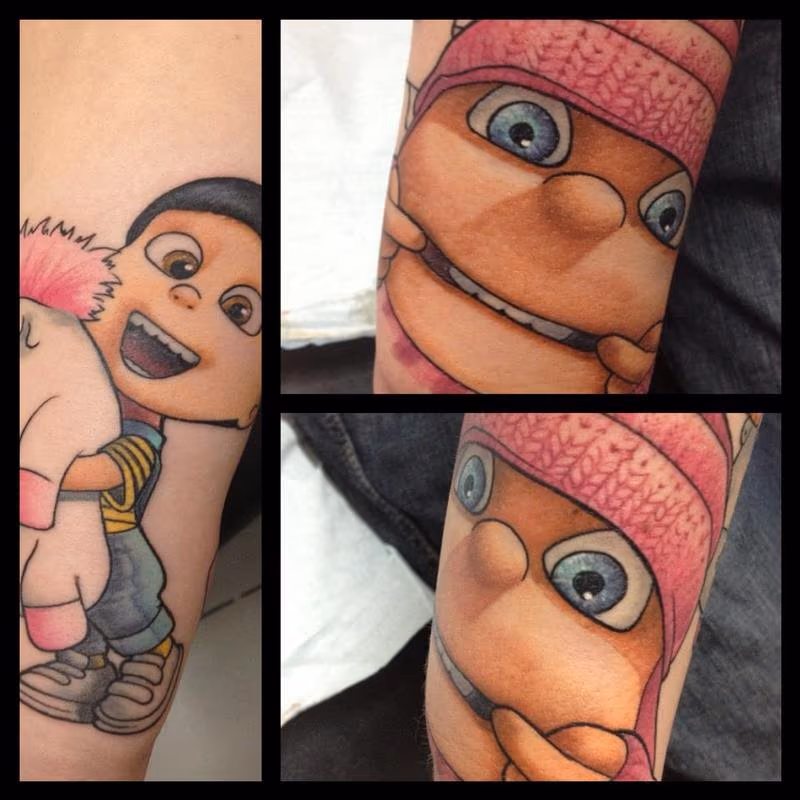 just started a full arm of Despicable Me