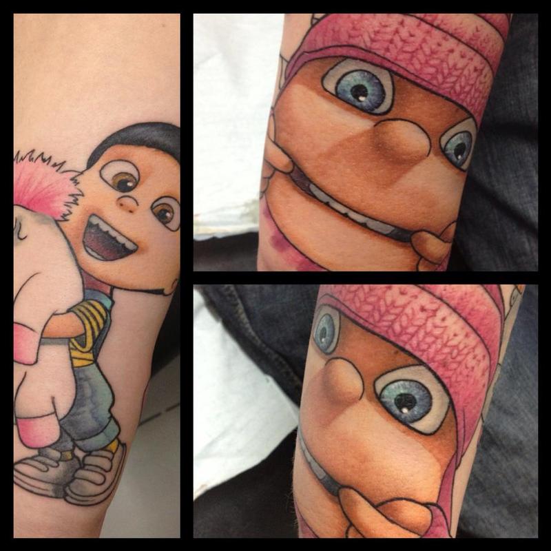 just started a full arm of Despicable Me