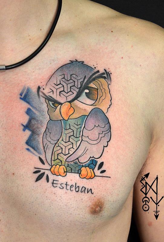 Pattern owl