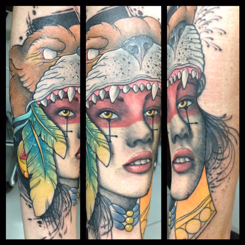 indian hunter girl