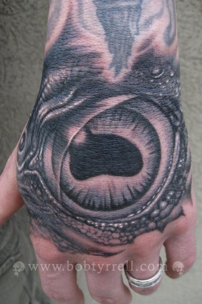 Eye Tattoo on hand