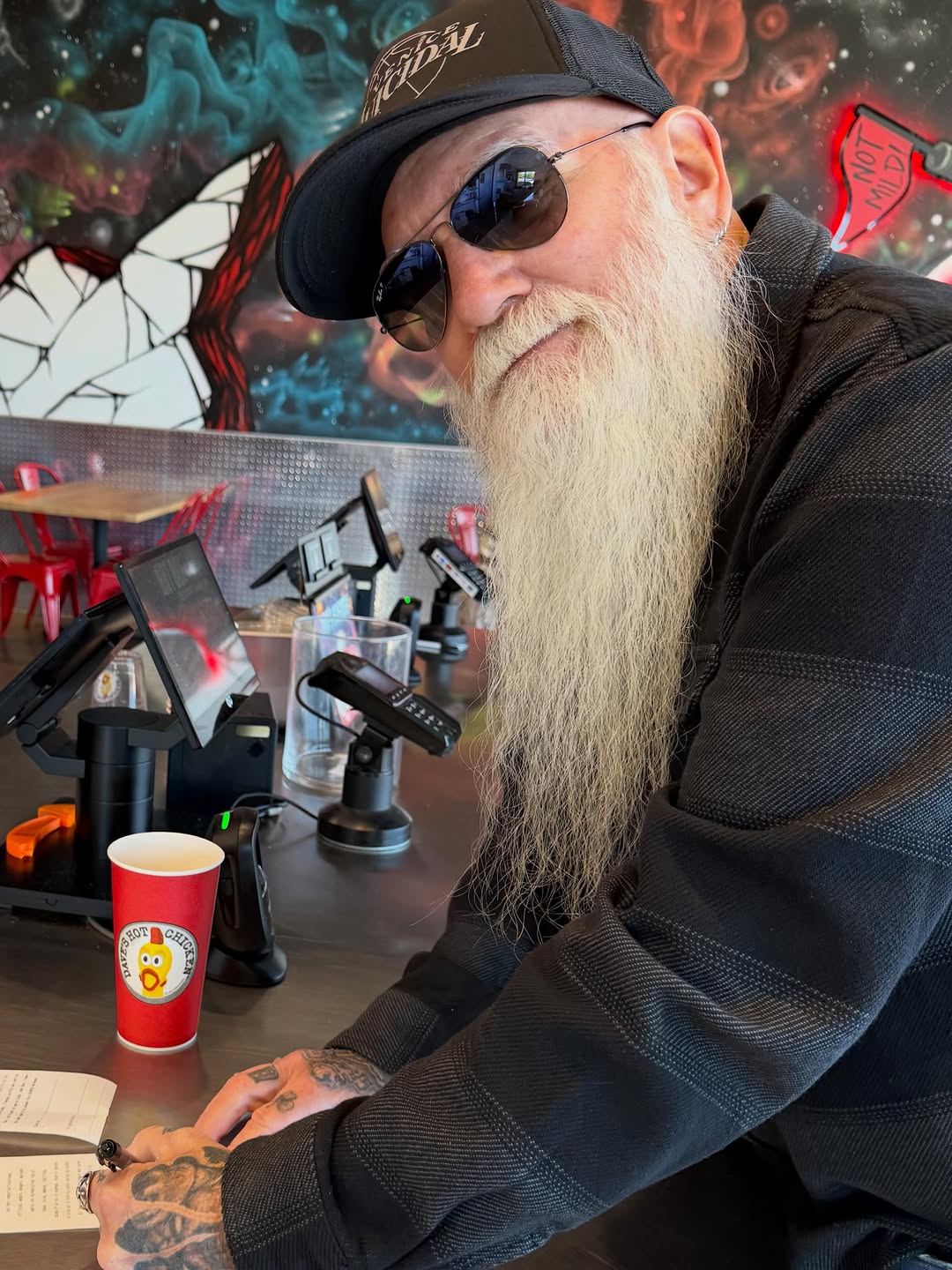 Went to Dave’s Hot Chicken for the first time yesterday. Whenever I try a new spot, I usually order the hottest spice le