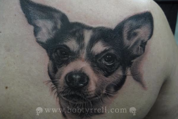 Dog Portrait Tattoo
