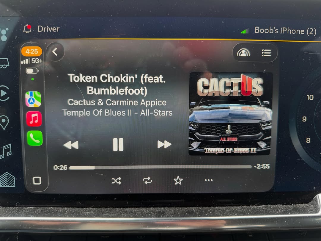 Cruisin’ with the CACTUS All-Stars. Bumblefoot’s RIPPIN’!!! 🔥🔥🔥 @cactus_music @carmineappice @bumblefoot #cruisinggra