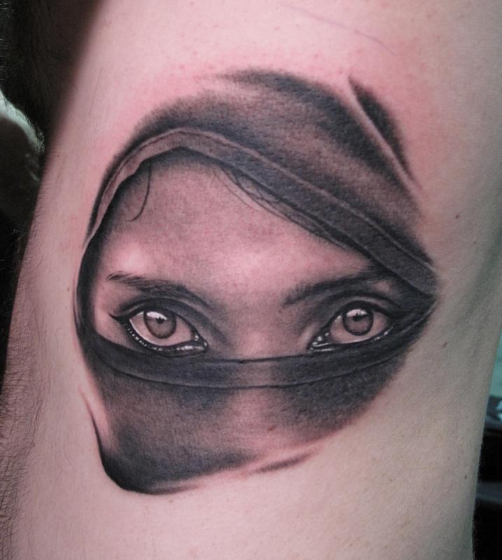 Ninja Mask Tattoo