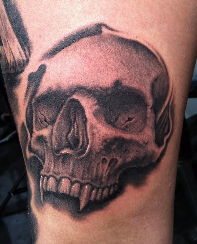 Vampire skull