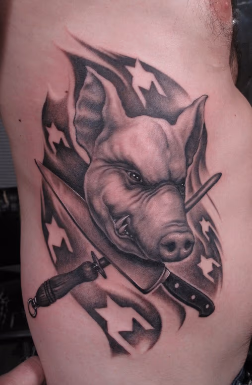Pig-head