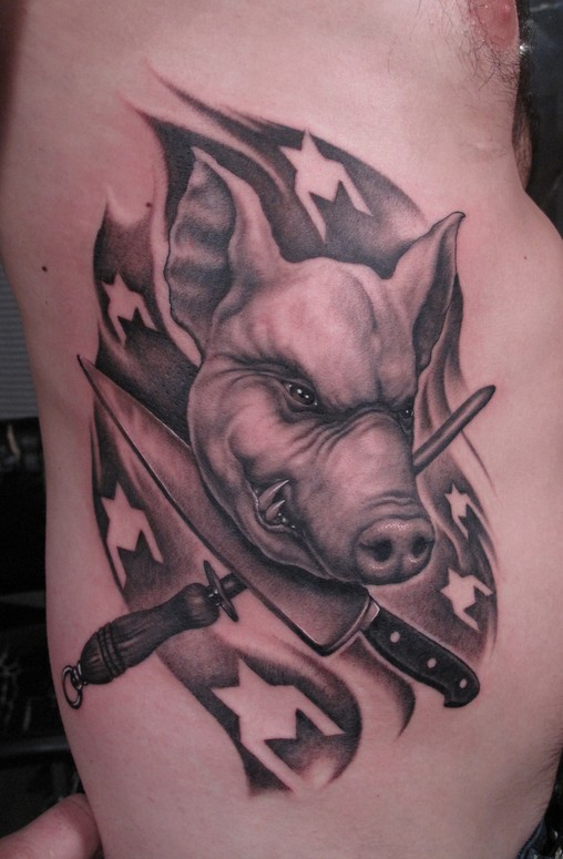 Pig-head