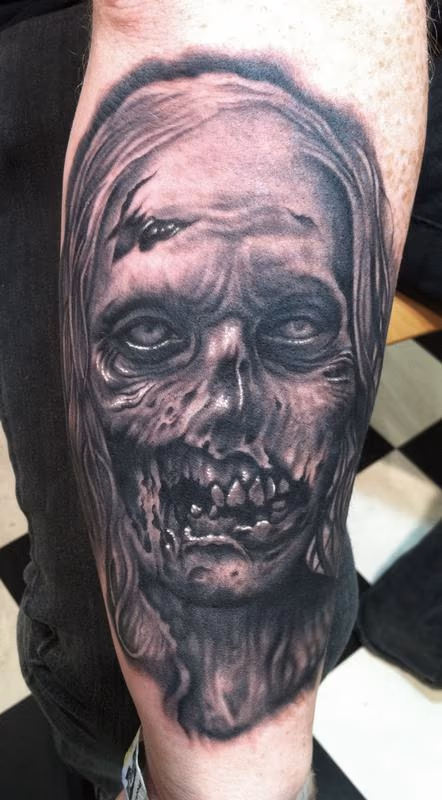 Zombie from the Walking Dead.