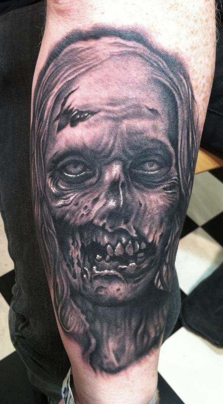Zombie from the Walking Dead.