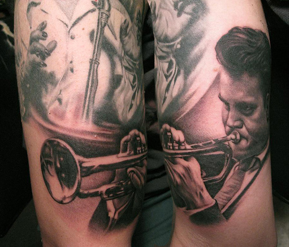Chet Baker Tattoo