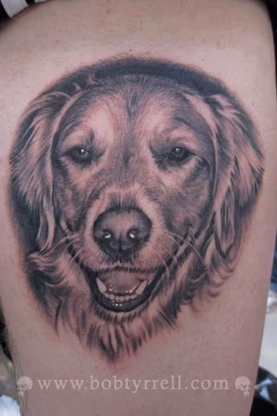 Dog Portrait Tattoo