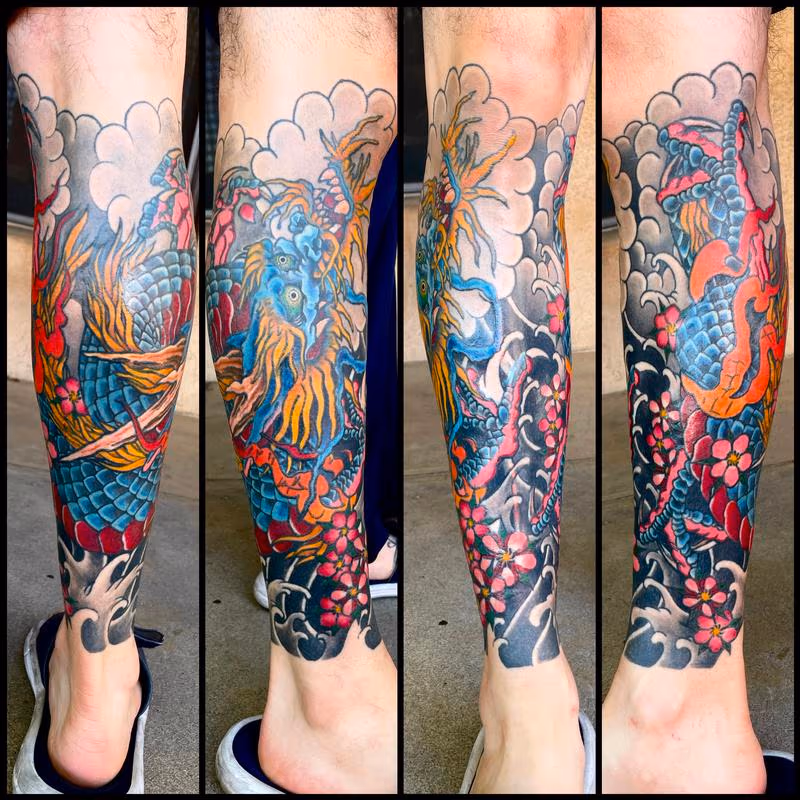 Dragon lower leg
