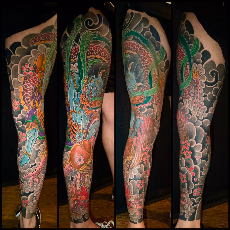Fuji’s and dragon leg sleeve
