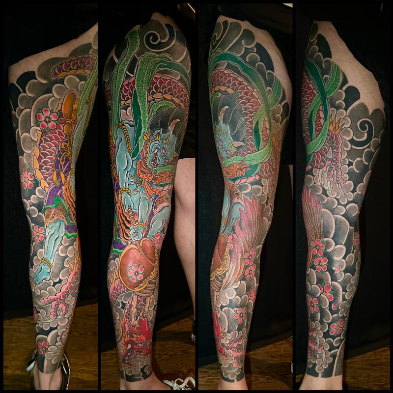 Fuji’s and dragon leg sleeve