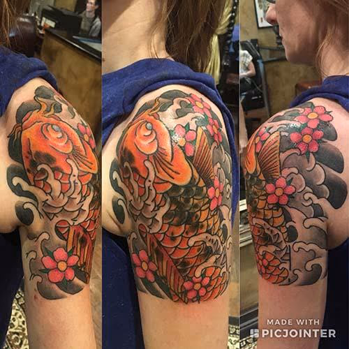 Koi quarter sleeve