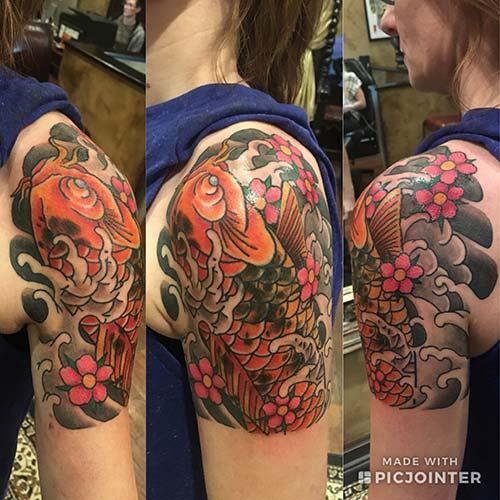 Koi quarter sleeve