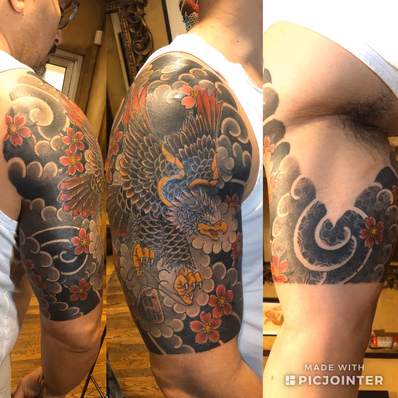 Eagle half sleeve