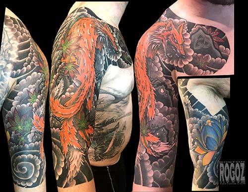Japanese fox sleeve