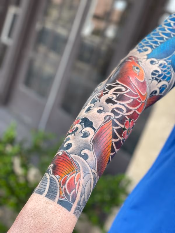Japanese Koi sleeve