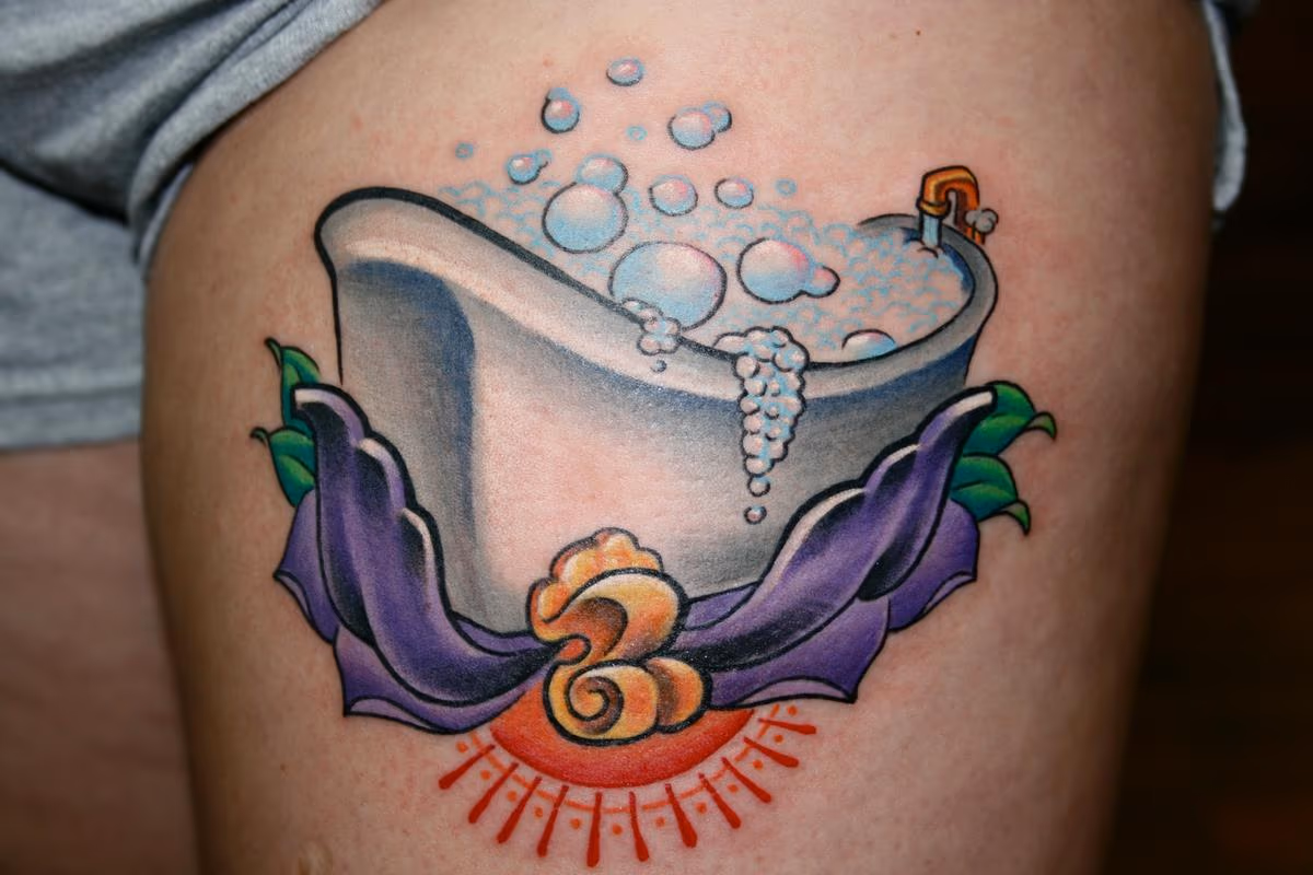Bubble Bath Tattoo