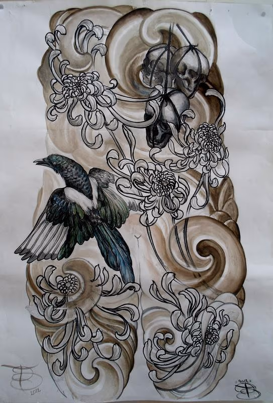 back piece design