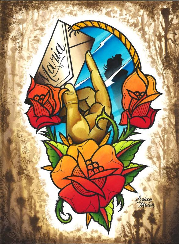 Roses and Letter