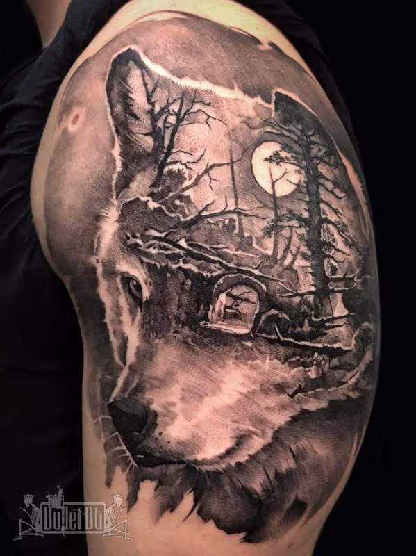 Wolf morph