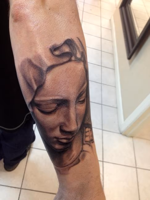 Pieta....start of a sleeve