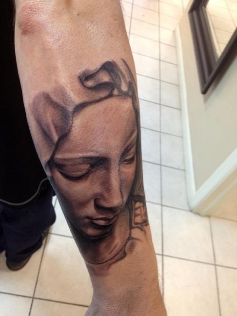 Pieta....start of a sleeve