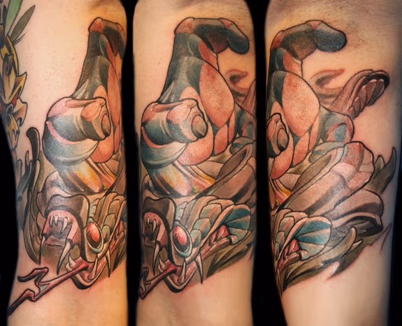 alien hand snake squeeze