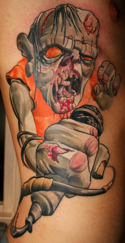 Zombie Singer Tattoo