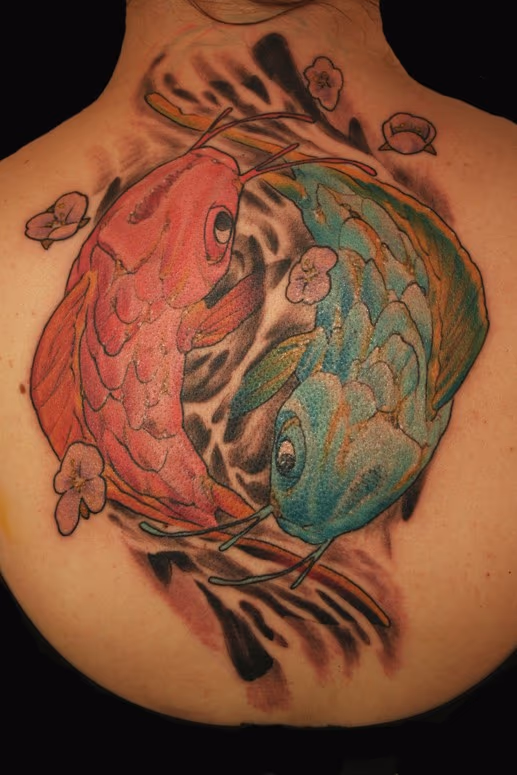 ying yang koi