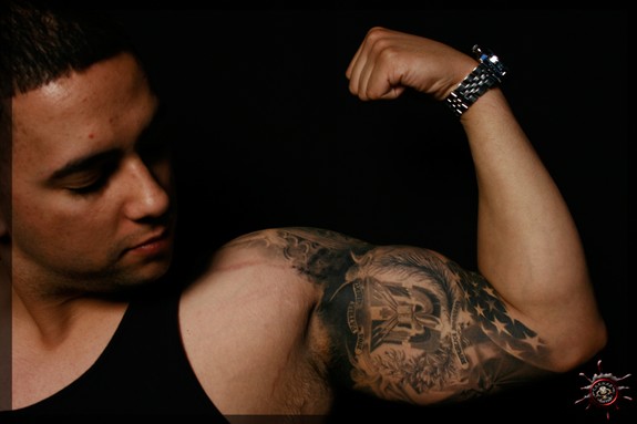 Anthony's half sleeve