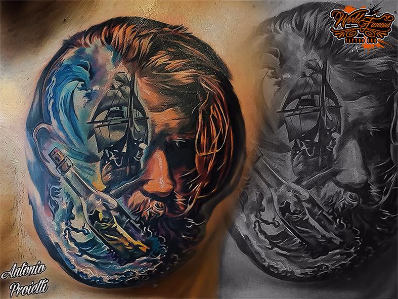 sailor tattoo, Antonio proietti