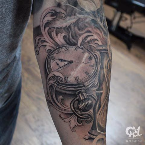 Pocket Watch Tattoo