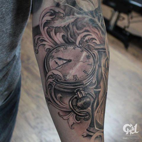Pocket Watch Tattoo