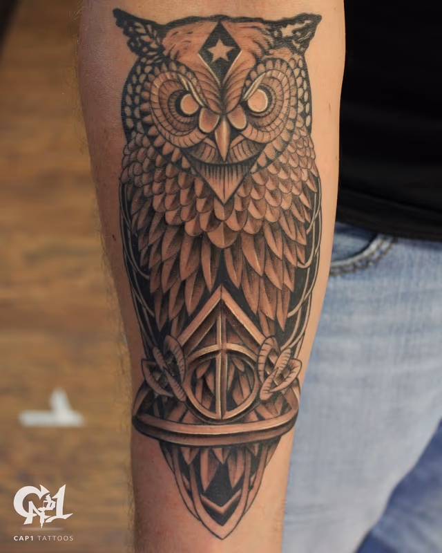 Deathly Hollows Owl