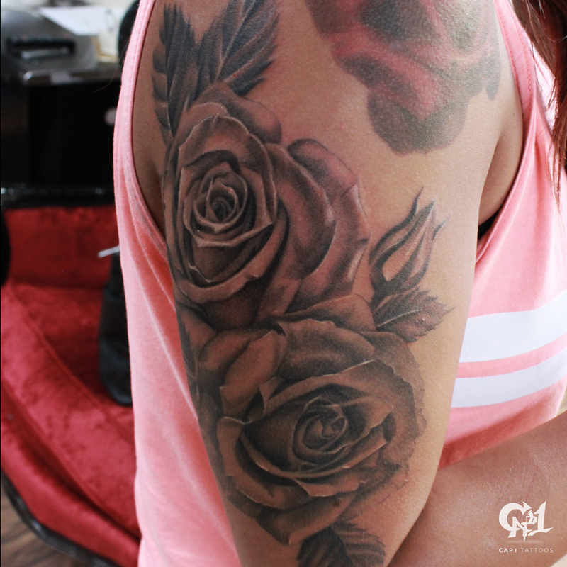 Rose Tattoo Sleeve