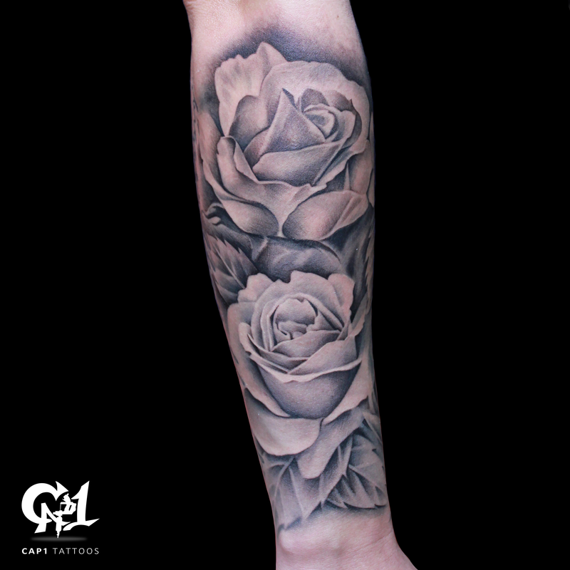 Rose Tattoo Sleeve