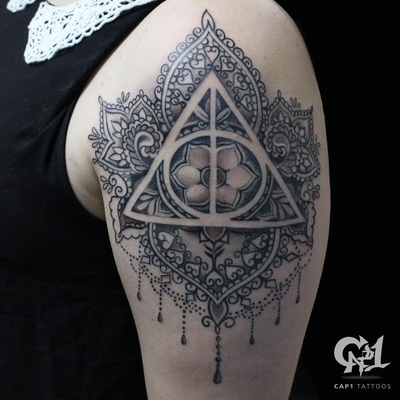 Harry Potter Deathly Hollows Mandala