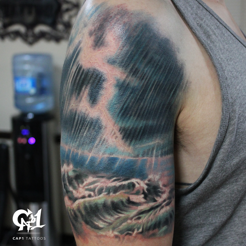 Ocean Storm Tattoo