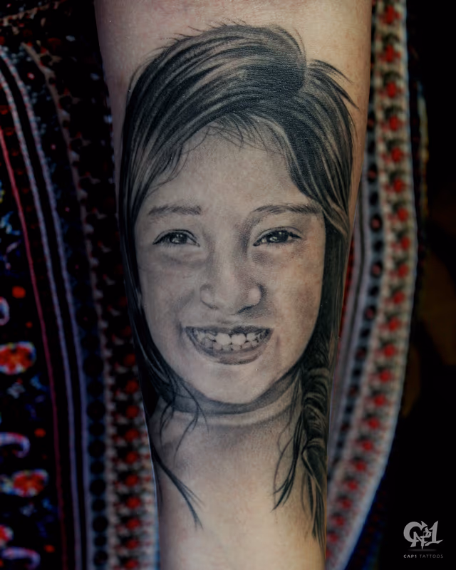 Realistic Portrait Tattoo