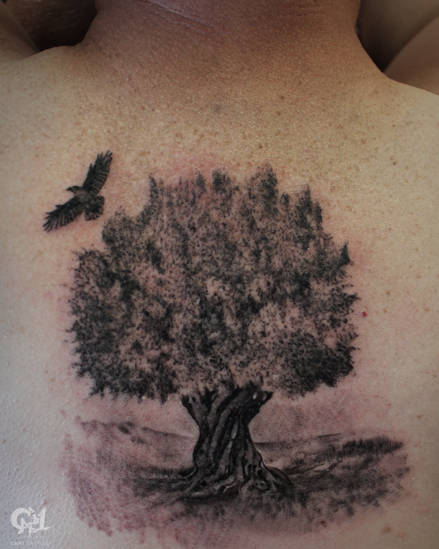 Olive Tree Tattoo